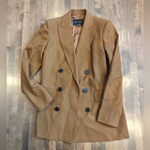 Massimo dutti double breasted oversize blazer